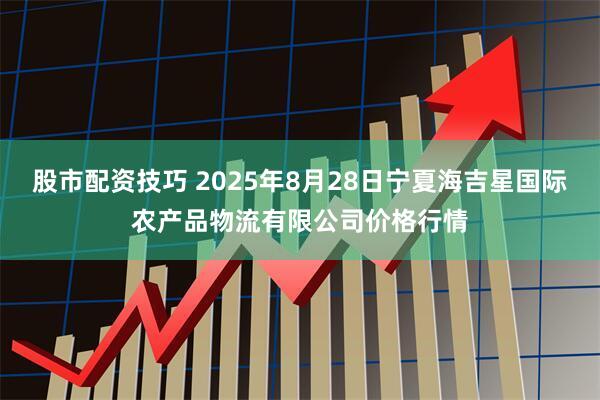 股市配资技巧 2025年8月28日宁夏海吉星国际农产品物流有限公司价格行情